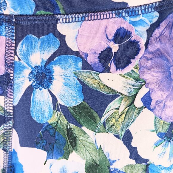 Old Navy NWOT Girl's Colorful Floral Athleisure Activewear Leggings Size XL - Picture 14 of 15